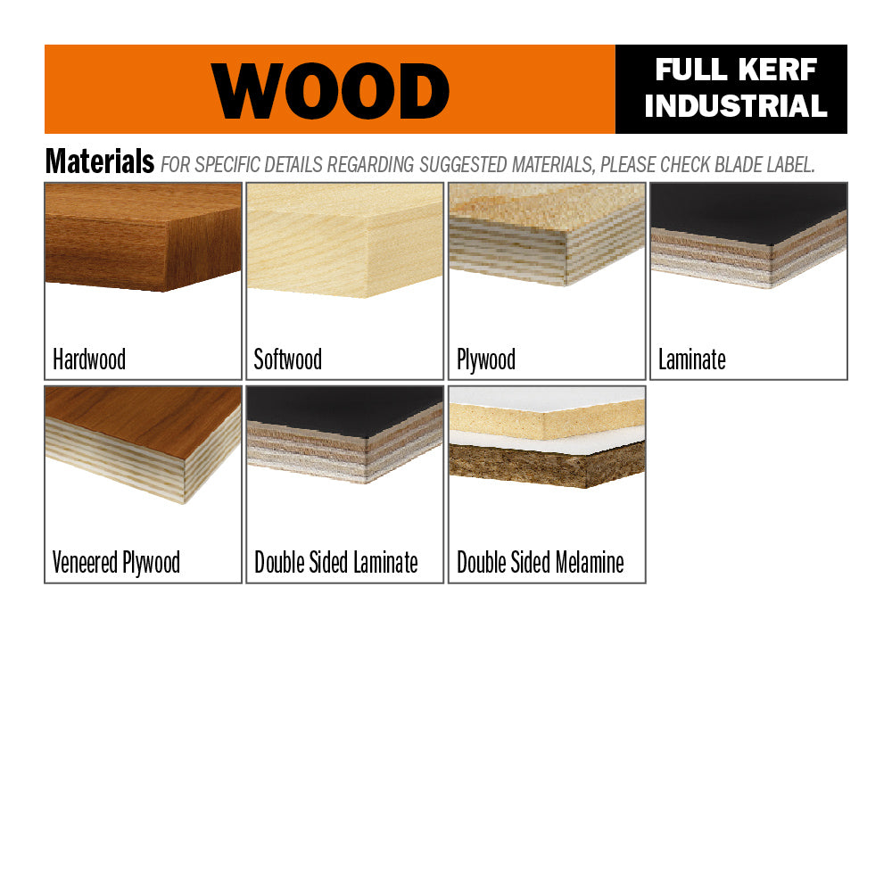 CMT 283.696.12 Orange Chrome Ultimate Plywood & Melamine Blade 12 inch X T96 Hi ATB