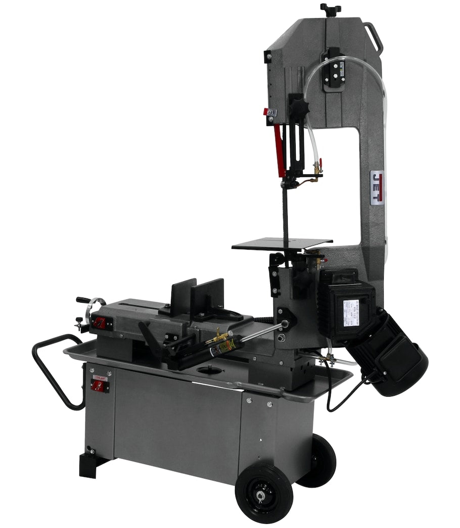 JET HBS-812G, 8" x 12" Horizontal/Vertical Geared Head Bandsaw - 413460