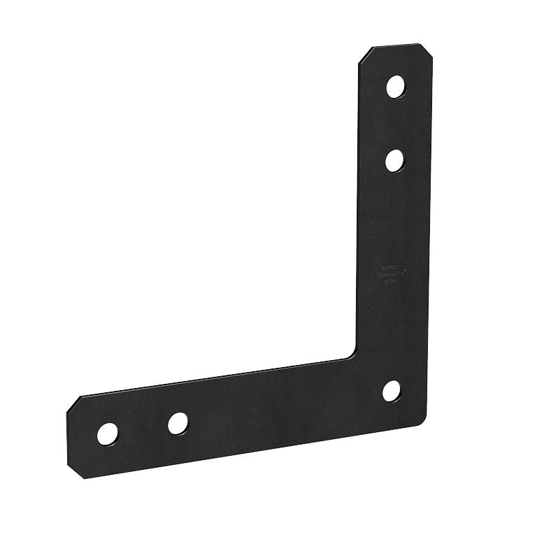 Simpson 1616HLPC 16" Heavy L Strap Black Powder-Coated