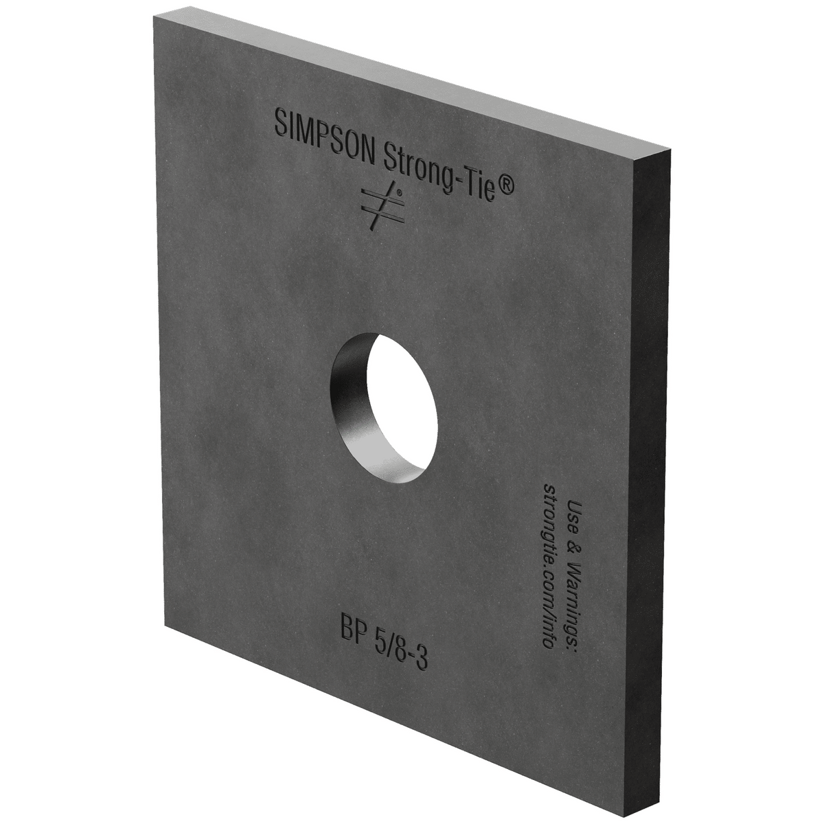 Simpson Strong-Tie BP 5/8-3 Bolt Dia. 3" x 3" Bearing Plate
