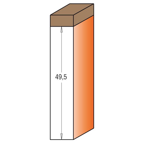 CMT 652.691.11B Insert Carbide Pattern Bit for MDF/Laminates, 3/4-Inch Diameter with 1/2-Inch Shank