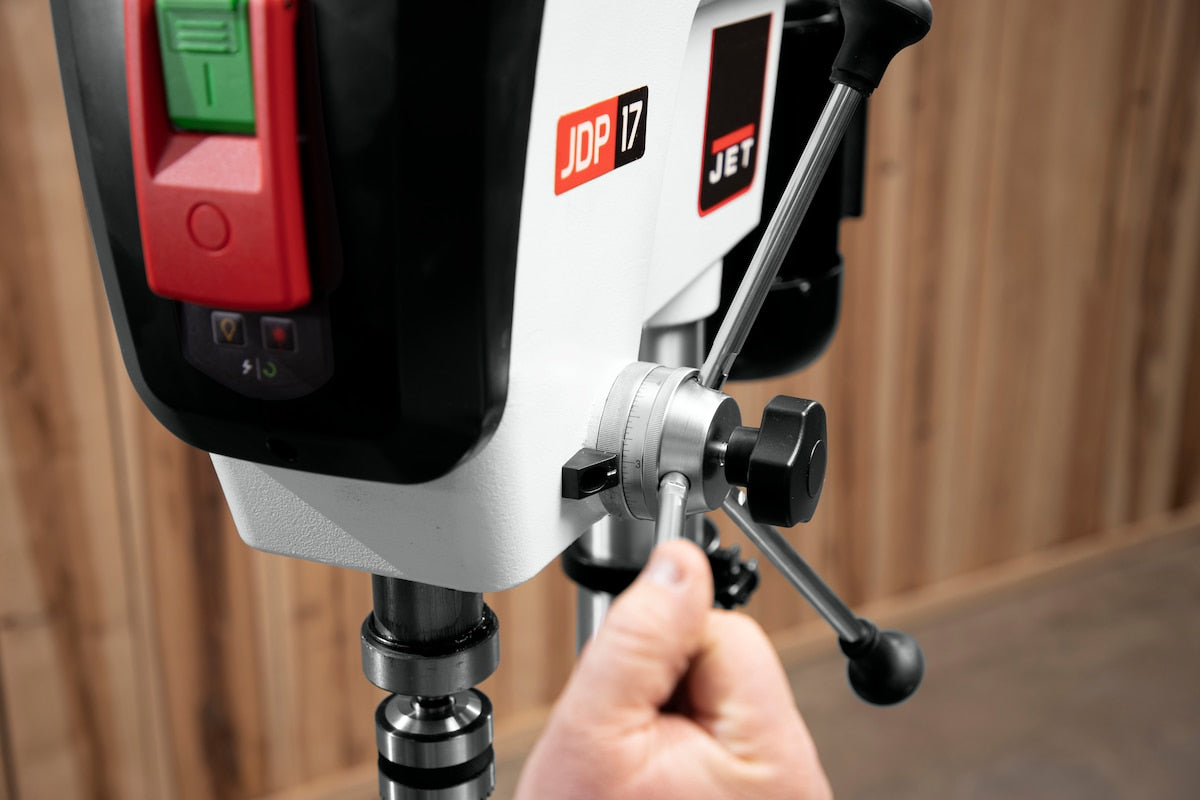 JET JDP-17, 17" Floor Drill Press, 16 Speed, 1Ph 115V