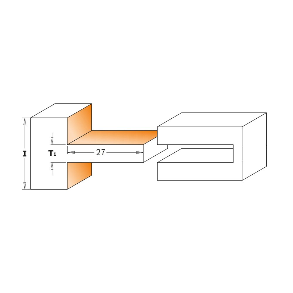 CMT 800.628.11 Tenon Cutting Router Bit