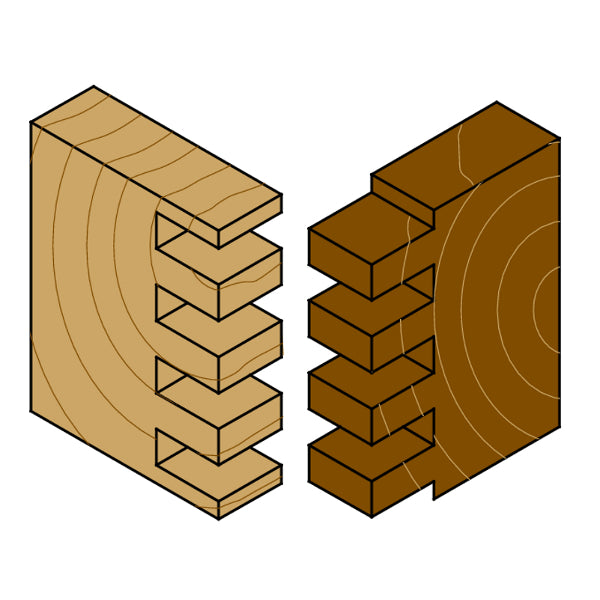 CMT300-T127 Box Joint Template for CMT300 - 5/16-Inch dovetail size