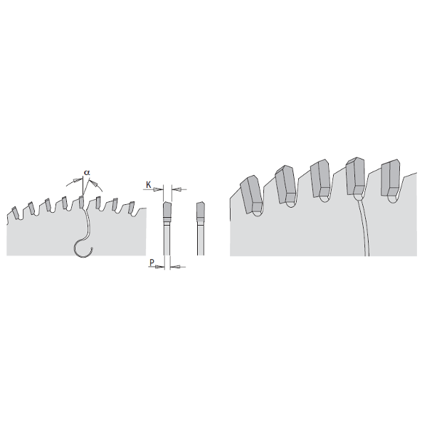 CMT 222.096.12 12" x 96 Teeth Plastic Blade for Phenolic Plexiglass & Laminate Floor