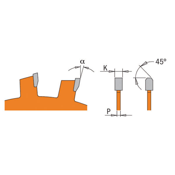 CMT P07010 ITK Plus Saw Blade for Fiber Cement 7-1/4 X 10 Teeth TCG with 5/8-Inch<> Bore