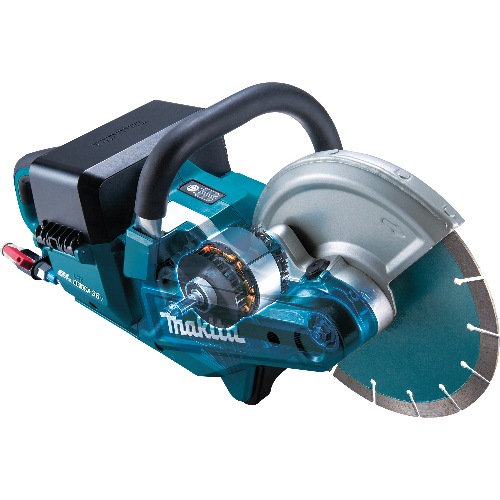 Makita 18V X2 (36V) 9" Power Cutter Saw Kit w/4 Batteries AFT, Electric Brake (5.0 Ah)