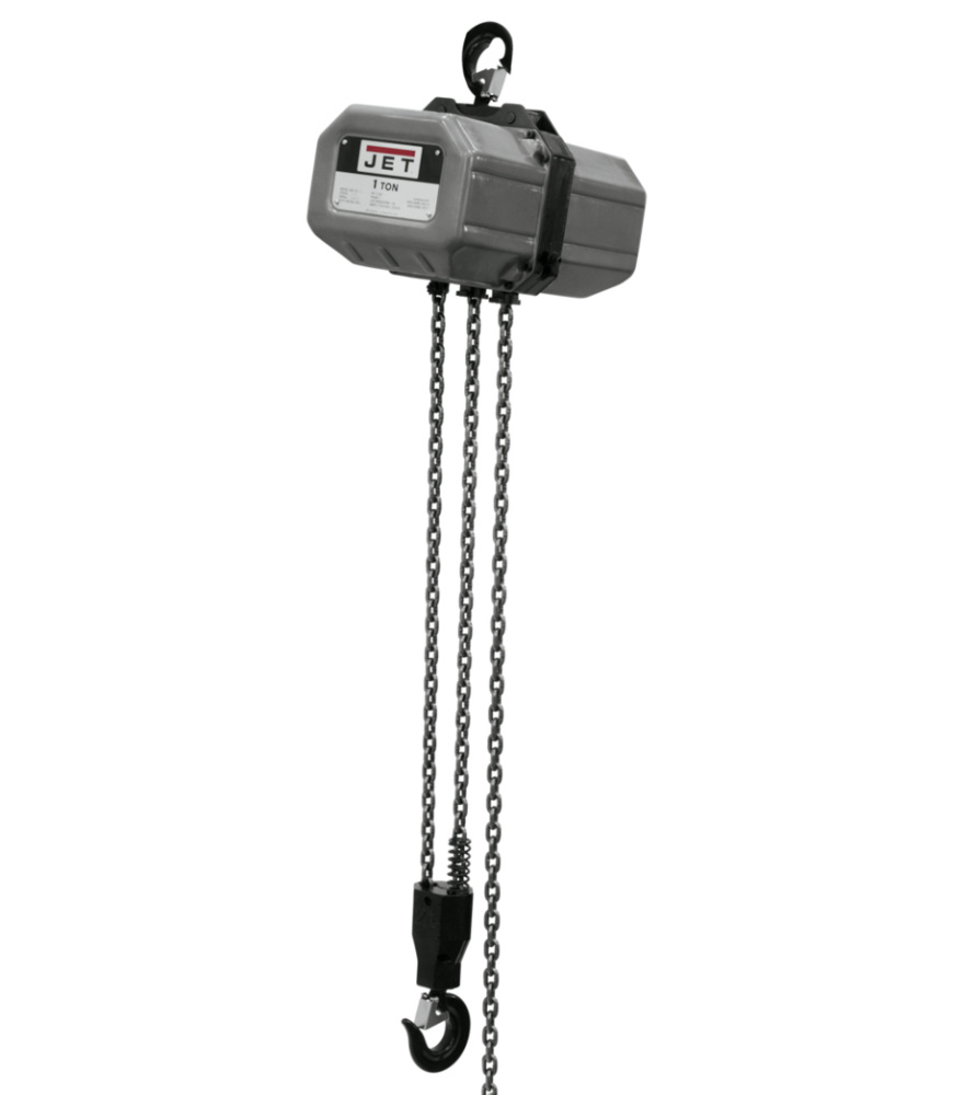 JET 1-Ton Electric Chain Hoist 1-Phase 10' Lift 1SS-1C-10