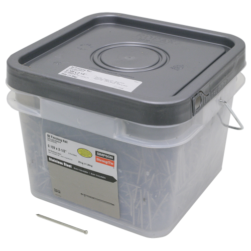 Simpson 3" x 10d Finishing Nail, 316 Stainless Steel, 11 Ga.