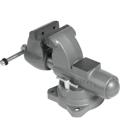 Wilton Combination Pipe & Bench 4-1/2" Jaw Round Channel Vise w/Swivel Base C-1