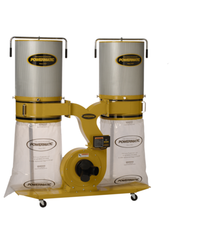 Powermatic PM1900TX-CK1 Dust Collector, 3HP 1Ph 230V, 2-Micron Canister Kit