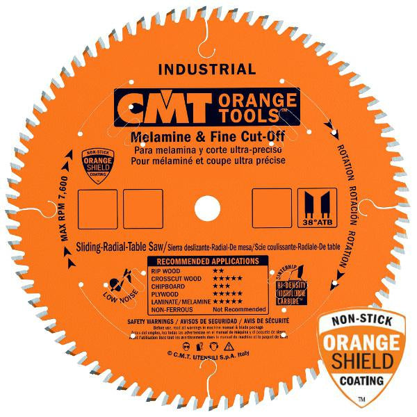 CMT 210.096.12 Ultra Finish-Plywood & Melamine Saw Blade 12" x 1" T96 Hi-ATB