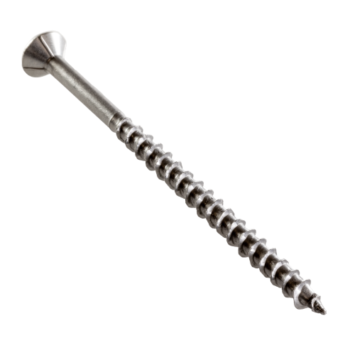 Simpson #12 4" 316 SS Deck-Drive DWP Wood Screw, T27, Flat Head