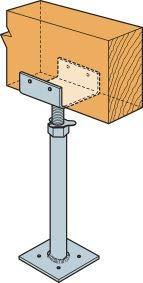 Simpson J57 Floor Beam Leveler Jack Pier 5-7 in