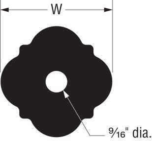 Simpson Strong-Tie APDMW56 Decorative Washer - Black Powder Coat