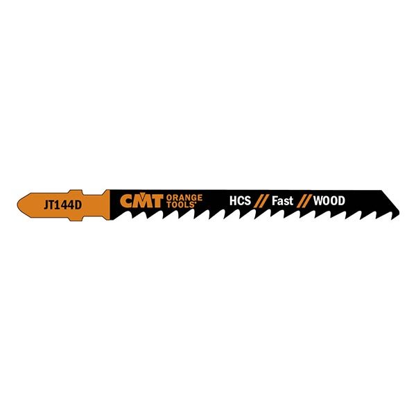 CMT JT144D-100 Jig Saw Blades Wood/Coarse Straight (HCS) 4" x 6TPI (100-Pc)
