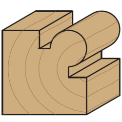 CMT 861.032.11 Corner Beading Bit 1/4-Inch Shank 1/8-Inch Radius Carbide-Tipped
