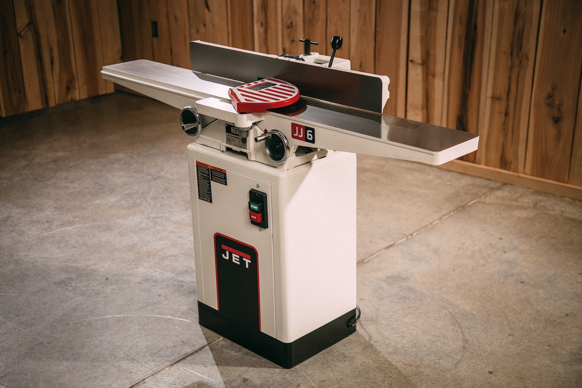 JET JJ-6CSDX, 6"Jointer, HSS Knife Cutterhead, 1 HP, 1Ph 115/230V