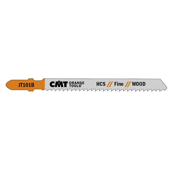 CMT JT101B-5 Jig Saw Blades Wood/Fine Straight (HCS) 4" x 10TPI (5-Pc)