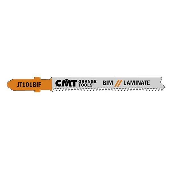 CMT JT101BIF-5 Jig Saw Blades Laminate/Fine Straight BIM 3-1/4" x 15TPI (5-Pc)