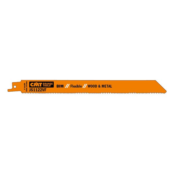 CMT JS1122VF-5 Reciprocating Saw Blades for Wood & Metal BIM 9" x 10-14TPI (5-Pc)