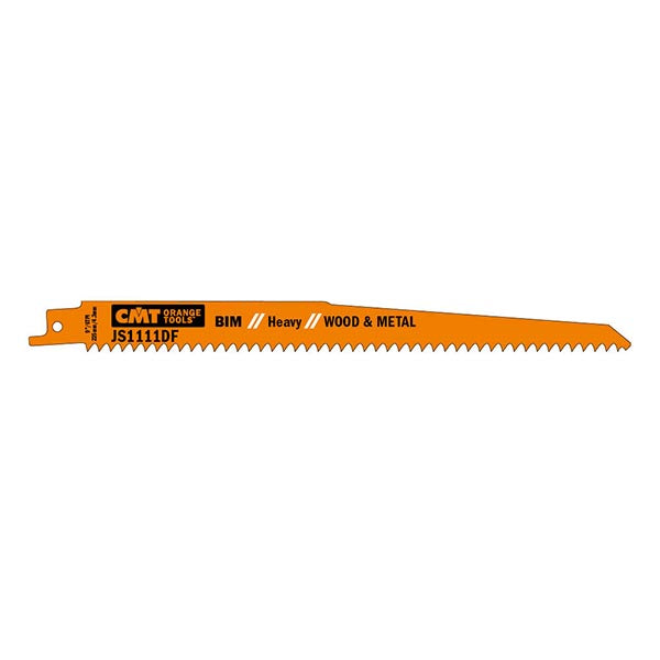 CMT JS1111DF-20 Reciprocating Saw Blades for Wood & Metal BIM 9" x 6TPI (20-Pc)