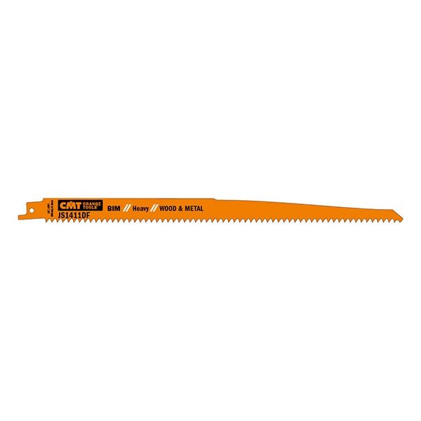 CMT JS1411DF-5 Reciprocating Saw Blades for Wood & Metal BIM 12" x 6TPI (5-Pc)