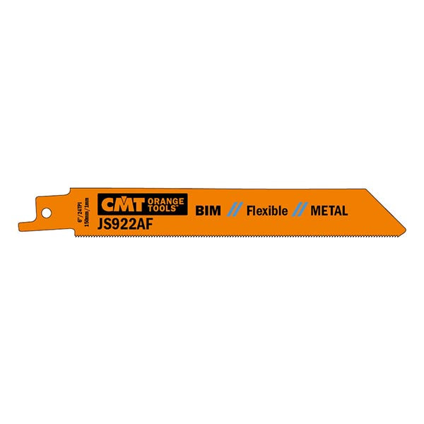 CMT JS922AF-5 Reciprocating Saw Blades for Metal BIM 6" x 24TPI (5-Pc)
