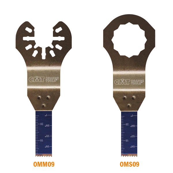 CMT OMS09-X5 3/8" Plunge and Flush-Cut Blade for Wood & Metal BIM (5-Pc)
