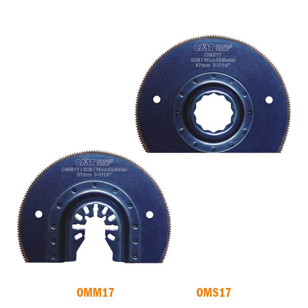 CMT OMM17-X1 3-7/16" Radial Saw Blade for Wood & Metal BIM (1-Pc)
