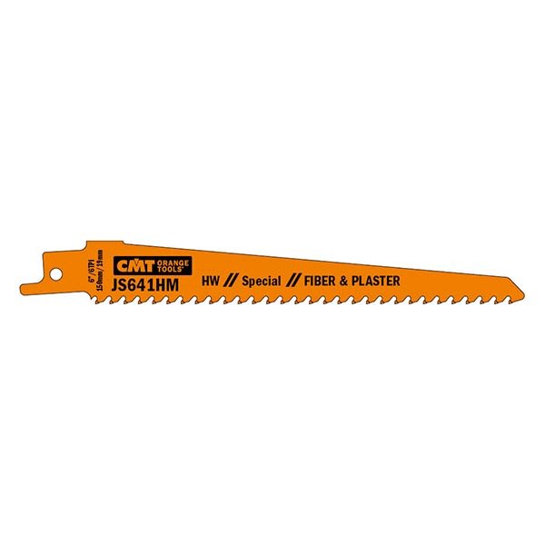 CMT JS641HM-2 Reciprocating Saw Blades for Wood & Metal (Tct) 6" x 6TPI (2-Pc)