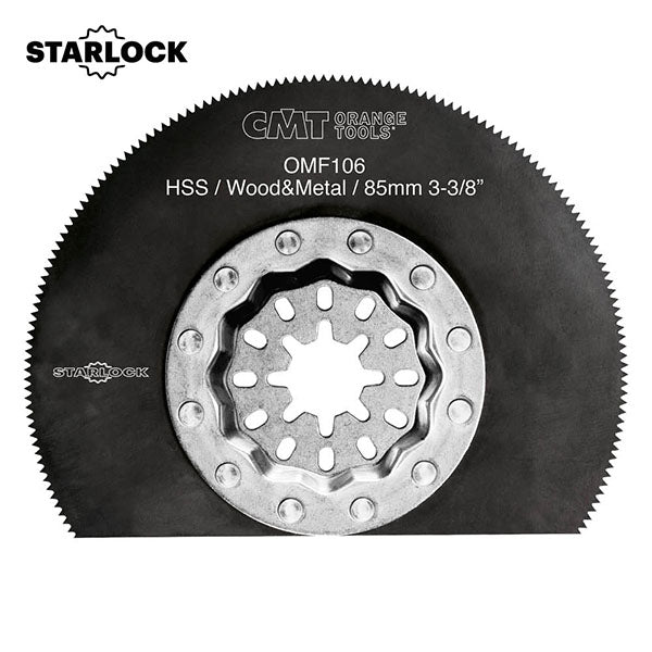 CMT OMF106-X1 3-3/8" Radial Saw Blade for Wood & Metal HSS Starlock (1-Pc)