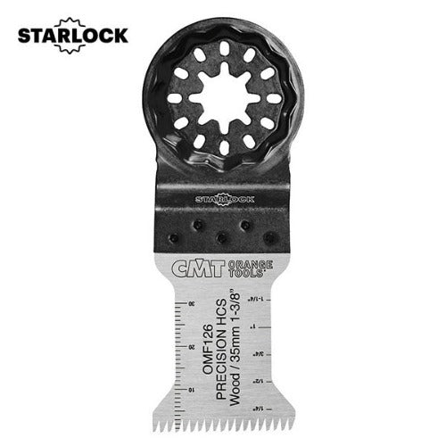 CMT OMF126-X50 1-3/8" Precision Cut Blade w/Japanese Toothing HCS Starlock 50-Pc