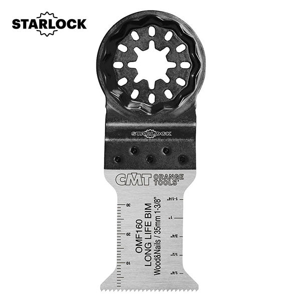 CMT OMF160-X1 1-3/8" Plunge Cut Blade for Wood & Nails BIM Starlock (1-Pc)
