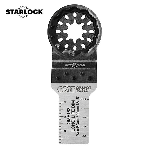 CMT OMF183-X1 13/16" Plunge Cut Blade for Wood & Nails Starlock (1-Pc)