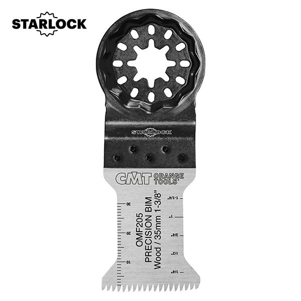 CMT OMF205 1-3/8" Precision Cut Blade w/Japanese Toothing BIM Starlock (50-Pc)