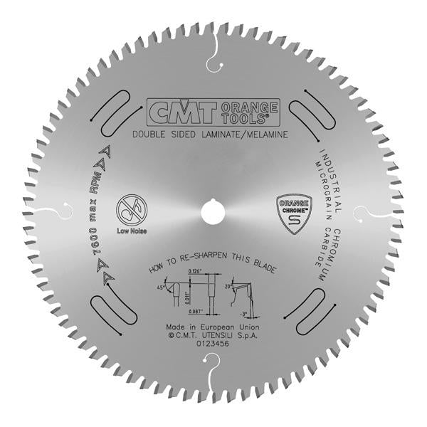 CMT 281.697.12 Double Sided Laminate & Melamine Saw Blade 12" x 1" T96 TCG