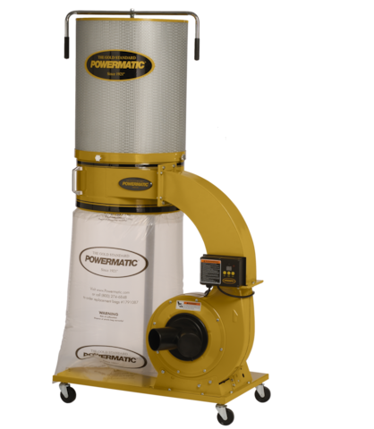 Powermatic PM1300TX-CK Dust Collector 1.75HP 1Ph 115/230V 2-Micron Canister Kit