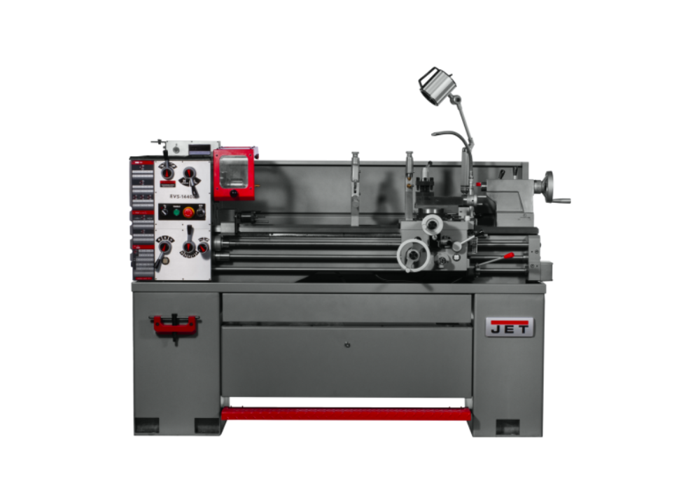 JET EVS-1440 Electronic Variable Speed lathe with Collet Closer, 3HP