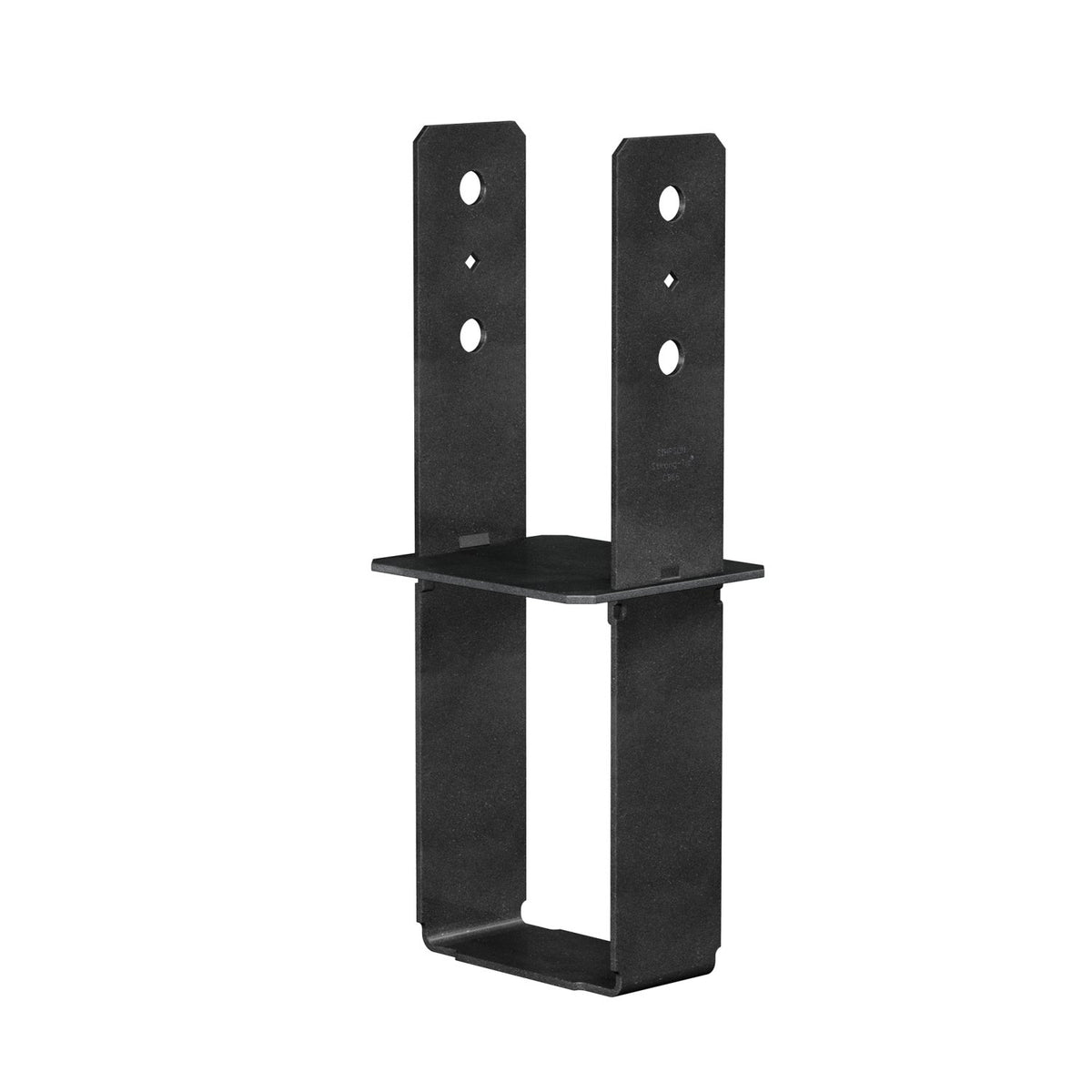 Simpson CB66PC 6" x 6" 7-Gauge Black Powder Coated Column Base