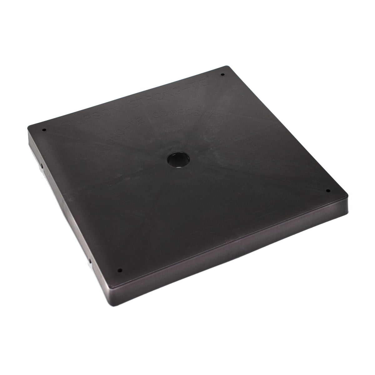 Simpson 12 x 12 Black Composite-Plastic Standoff Post Base CPS12
