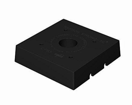 Simpson 5 x 5 Black Composite-Plastic Standoff Post Base CPS5