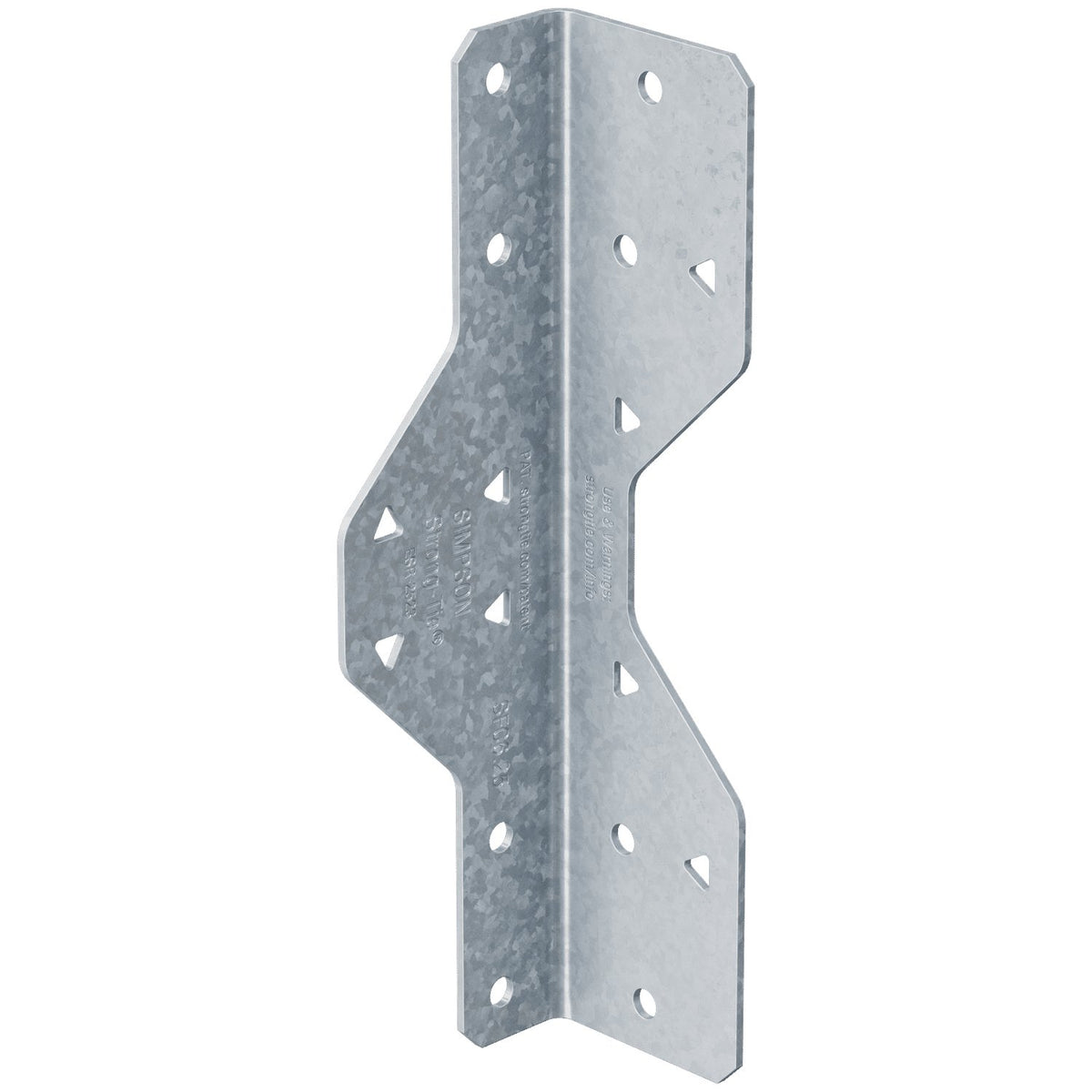 Simpson SFC6.25 Steel Framing Connector 1-1/2x1-3/4x6-1/4 in 16 Ga G90 Galv CFS Stud-to-Stud 100-Pk