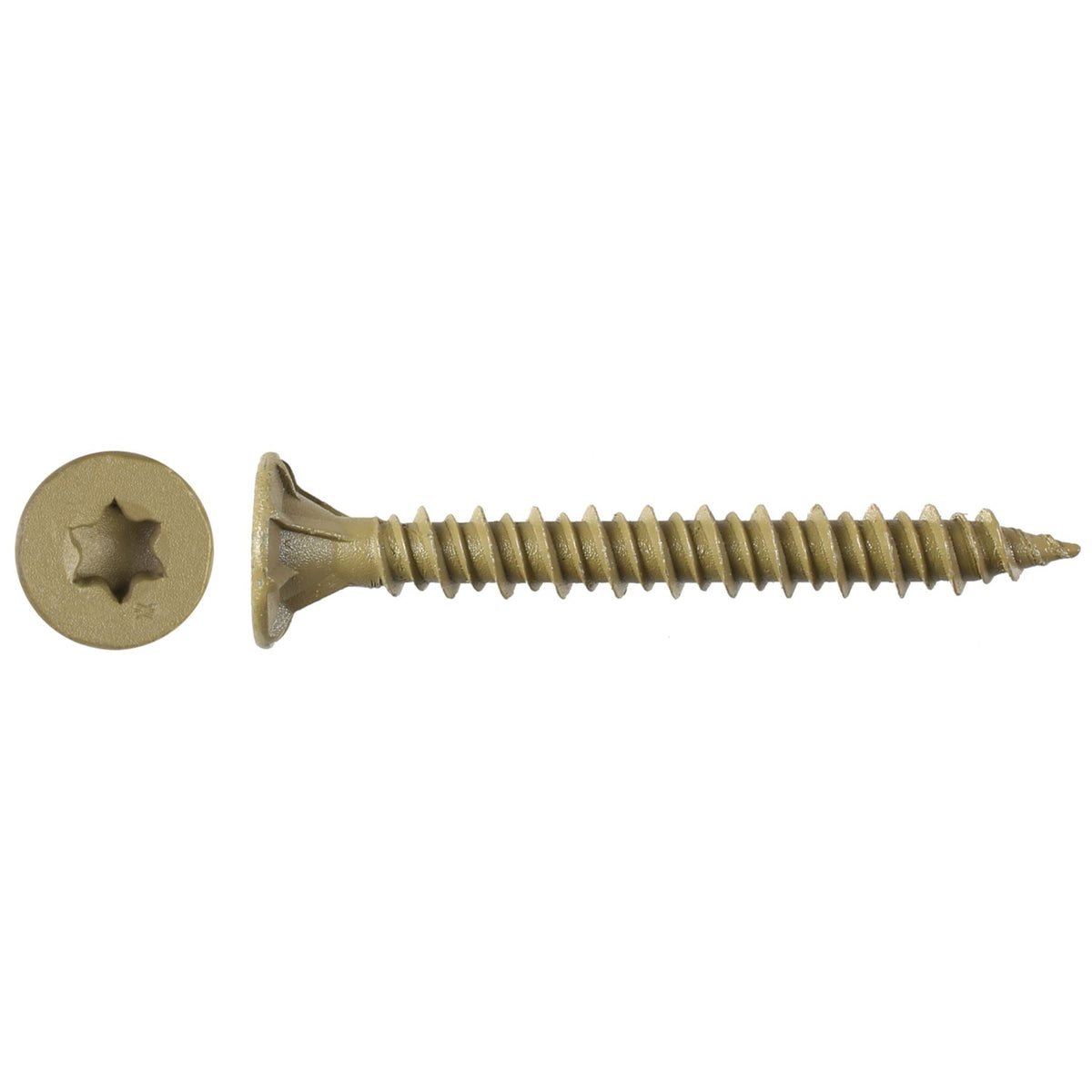 Simpson CBHL158R150 #8 x 1-5/8" Hi-Lo T25 Cement Board Screw