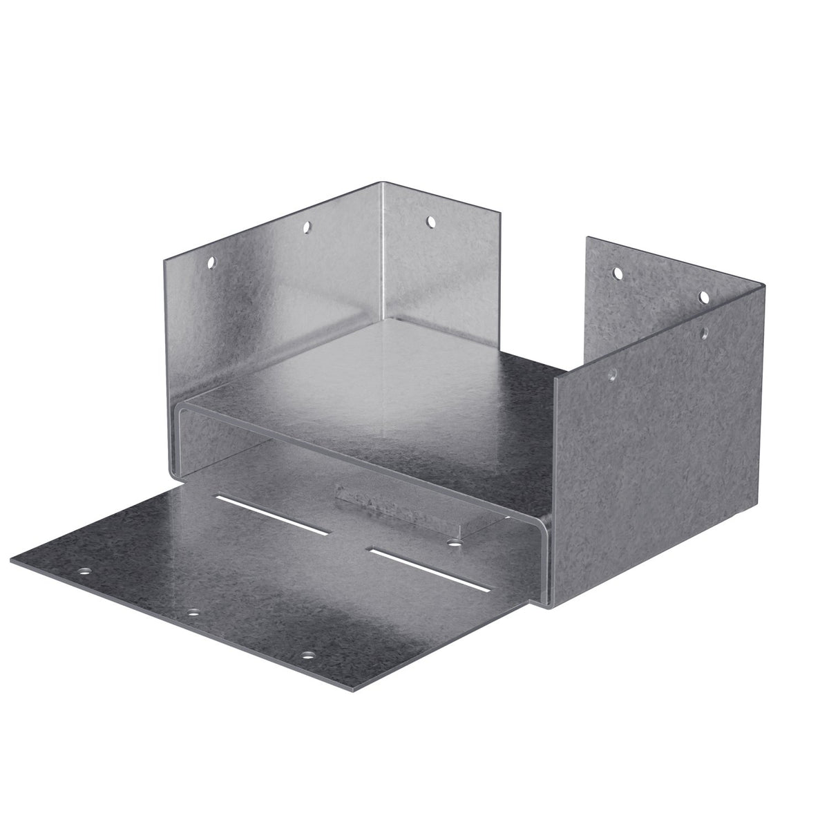 Simpson Strong-Tie ABW46RZ Rough 4x6 Adjustable Post Base with Wind Uplift, Zmax Finish