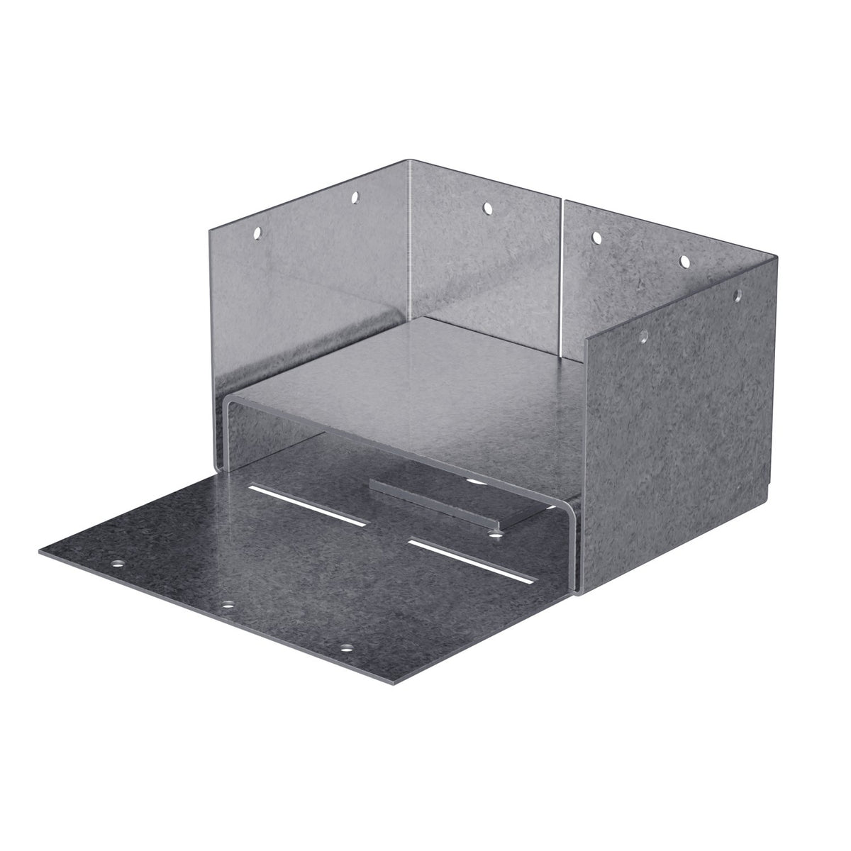Simpson Strong-Tie ABW46Z 4x6 Adjustable Post Base with Wind Uplift, Zmax Finish