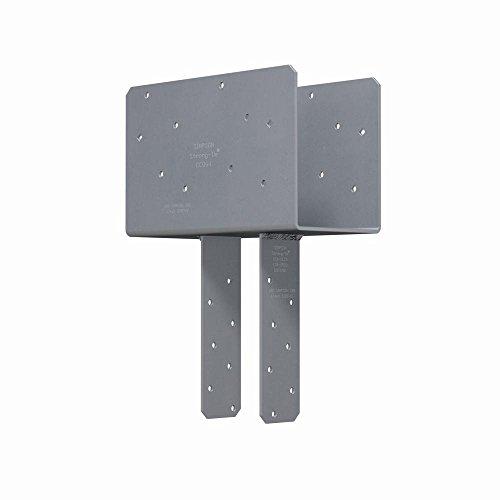 Simpson 6" Beam x 4" Post Column Cap w/SDS Screws, Gray Paint, CCQ64SDS2.5