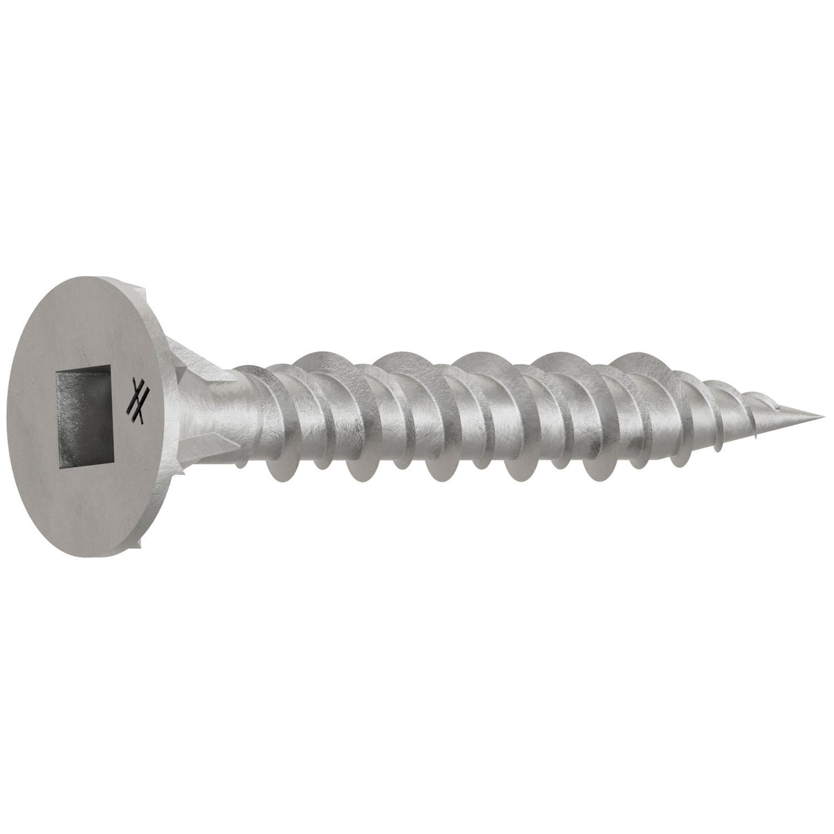 Simpson CB3BLGHL114S #9 x 1-1/4" Cement Board Screw, High-Low Thread, C-3 Galvanized, Pkg 1500
