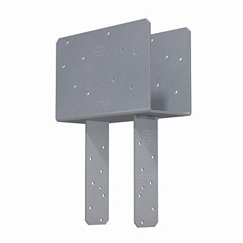 Simpson Triple 2" Beam x 6" Post Column Cap w/SDS Screws, Gray Paint, CCQ4.62-5.50SDS
