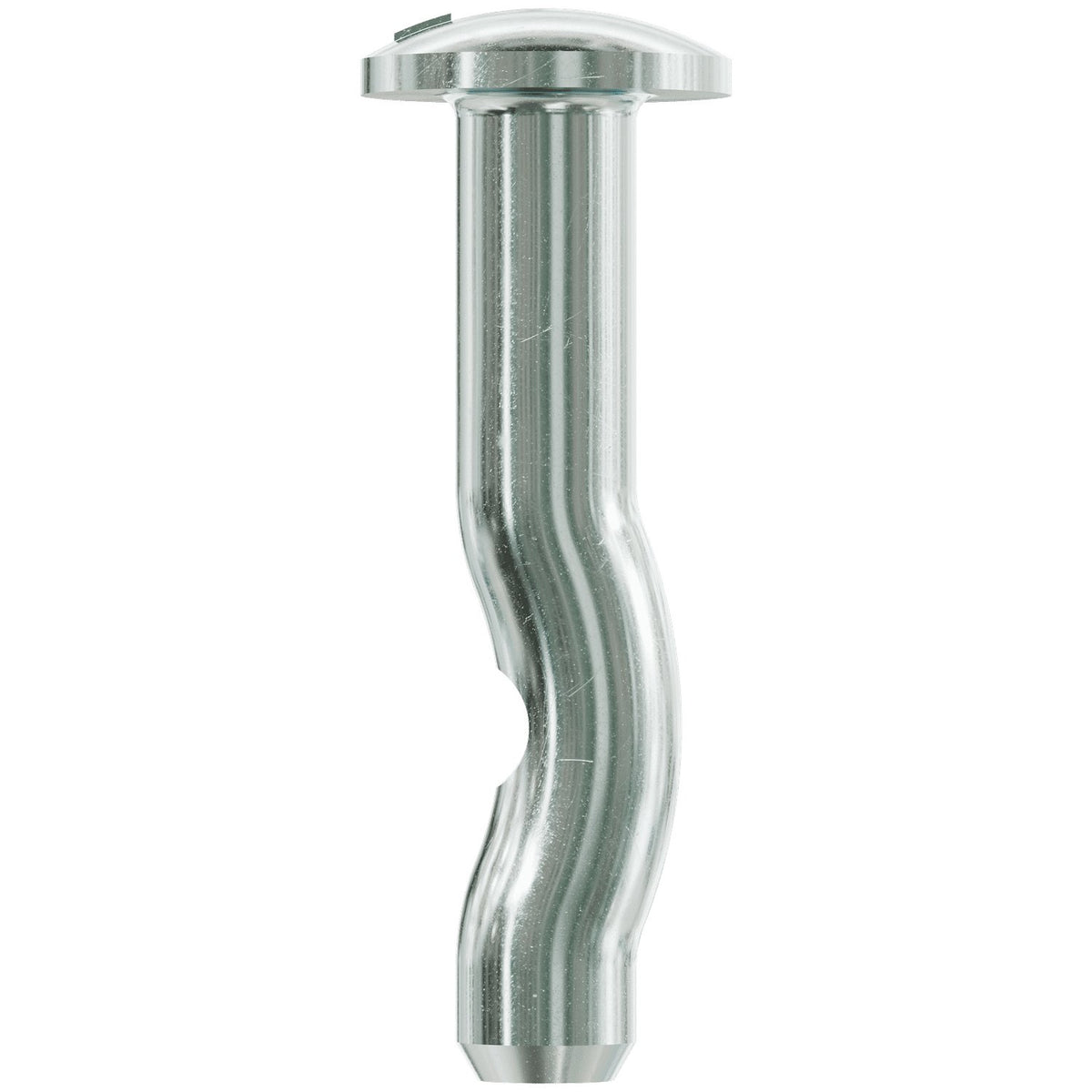  1/4 x 1 1/4 in. Mushroom Head Crimp Drive Anchor, Zinc Plated / Carbon Steel